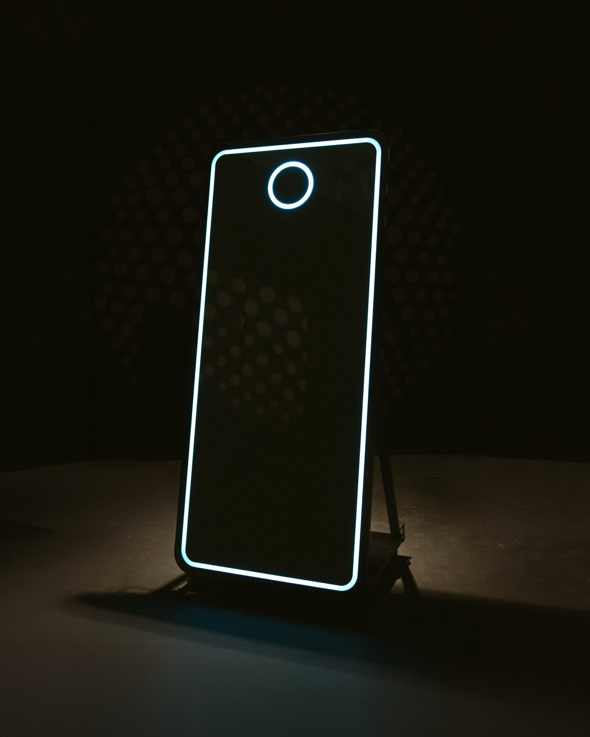The Statement, 70 inch full-length mirror photo booth rental by PicPop, premier weddings and brand events