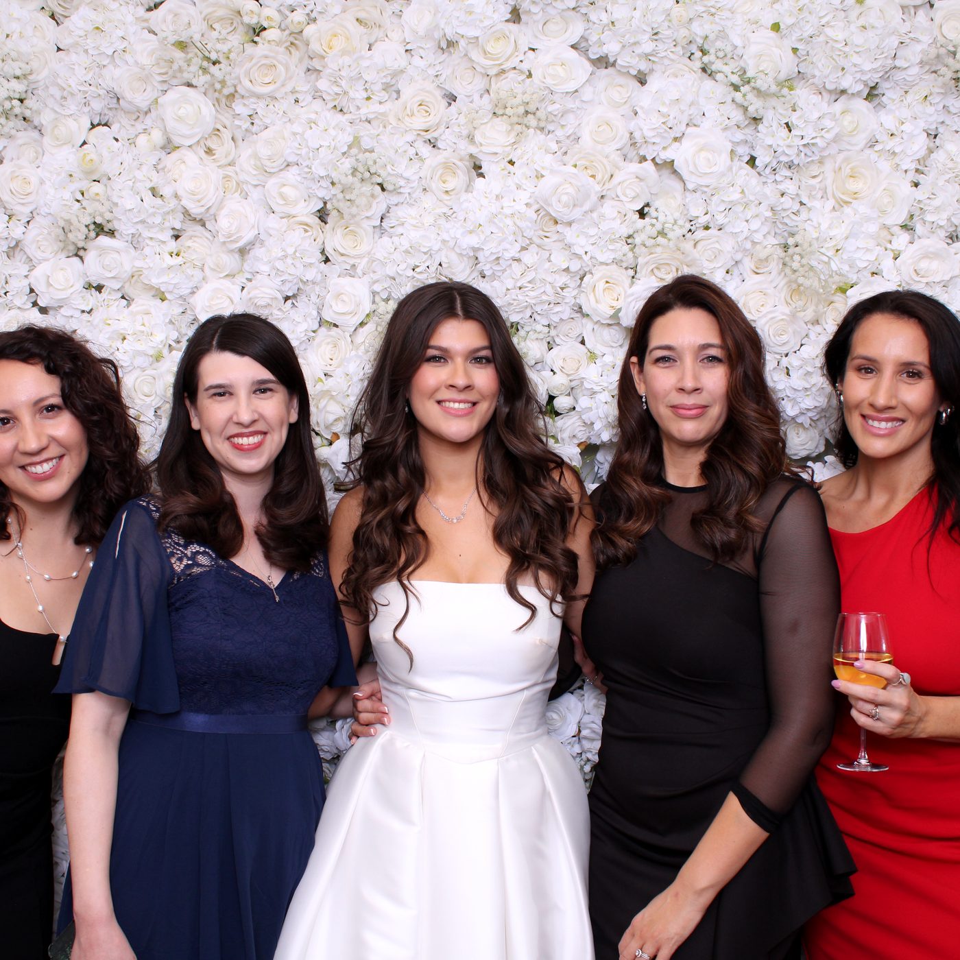 Quinceañera photo booth, celebration party with custom backdrop, PicPop, Indio CA