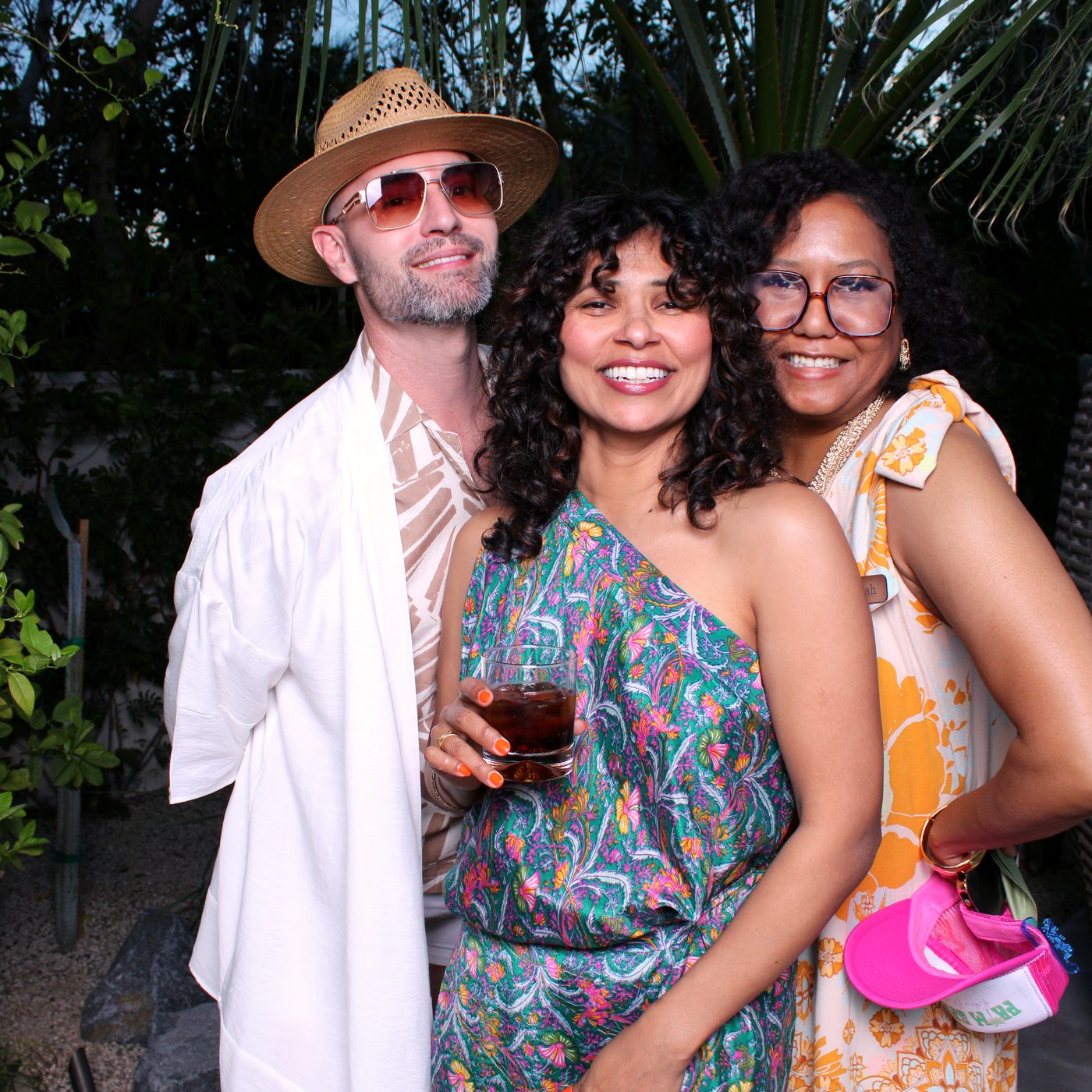 Mirror booth photo session at private event. PicPop, Coachella Valley